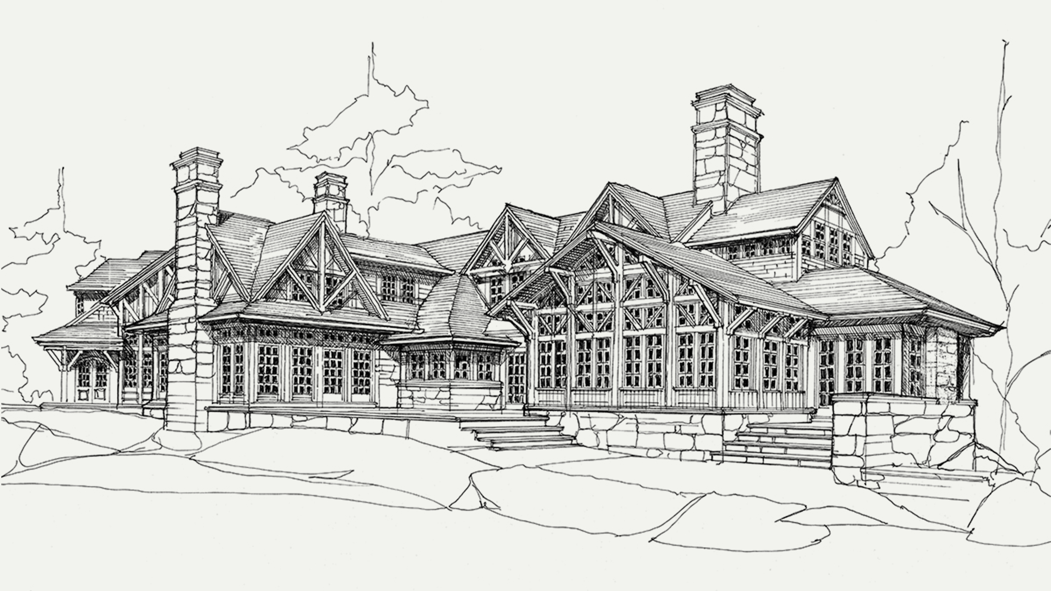 Hand Sketches Studio Concept Design Studies