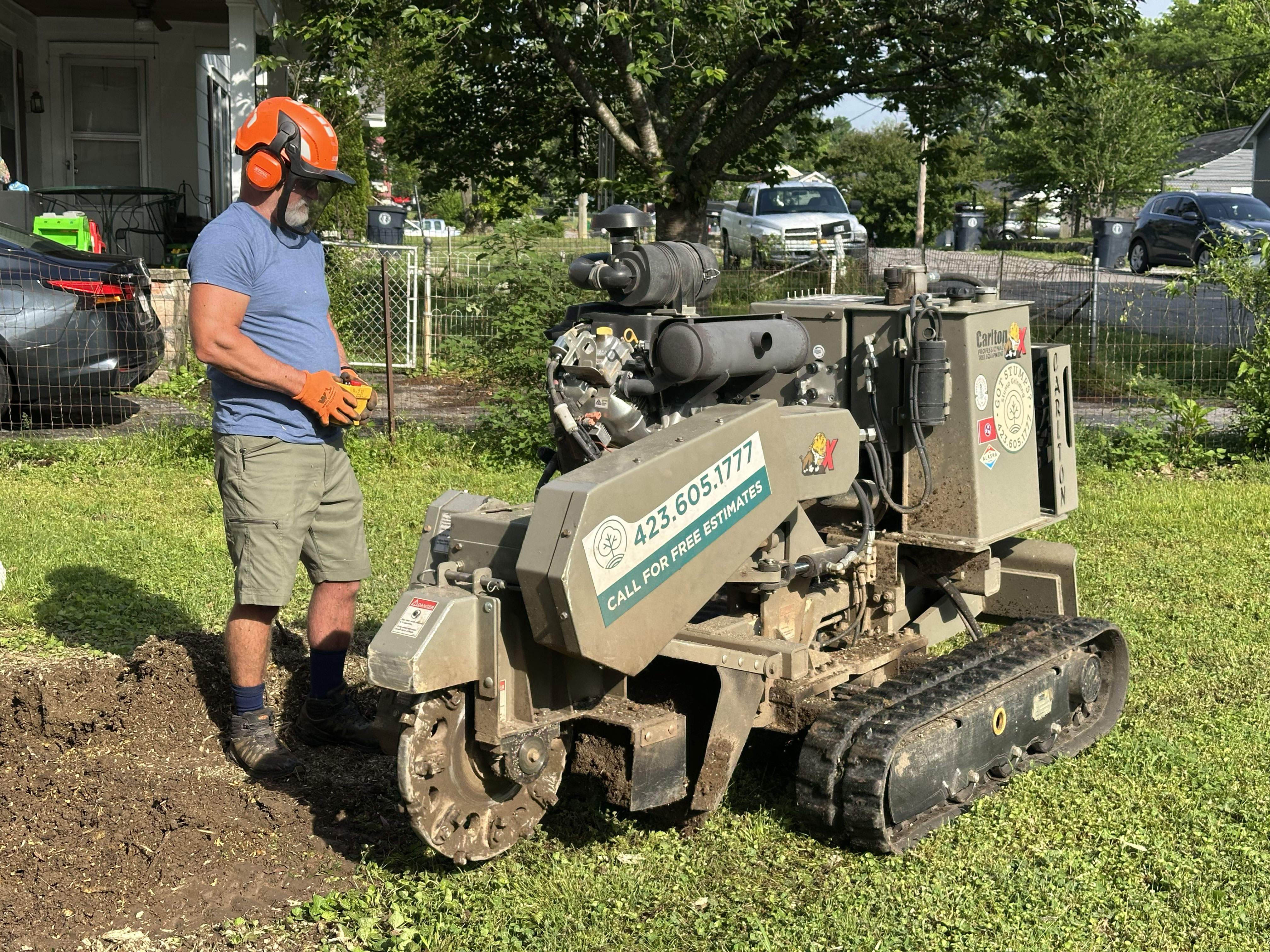 tree stump removal stump grinder