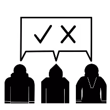 an icon depicting consensus