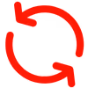 Icon of two arrows forming a circle
