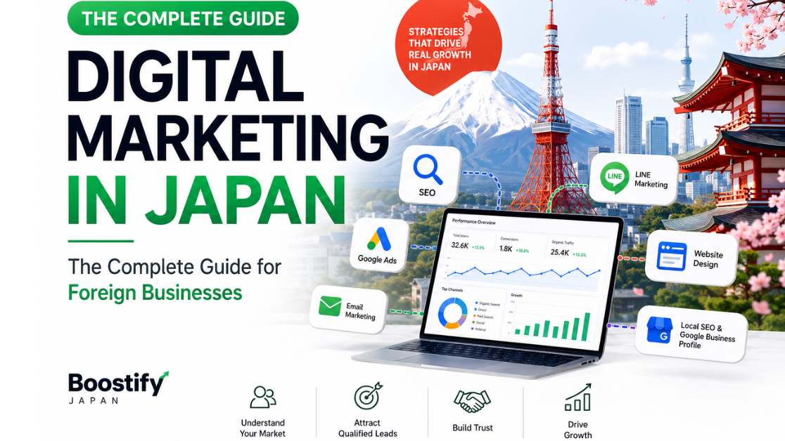 Digital Marketing in Japan: The Complete Guide for Foreign Businesses | Boostify
