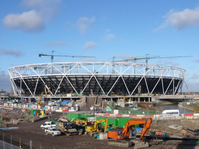 The London Olympics Stadium