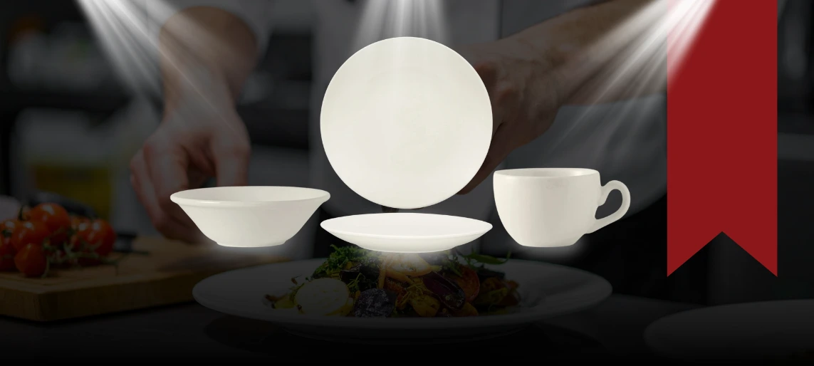 Durable, heat-retaining dinnerware designed for healthcare and institutional foodservice, supporting consistent meal quality and patient satisfaction with Aldevra solutions.