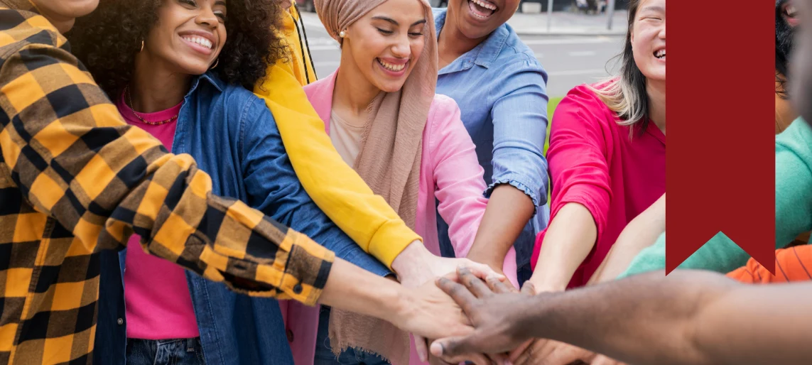 Diverse group of community members collaborating and building connections, representing shared kitchen partnerships and local food entrepreneurship.