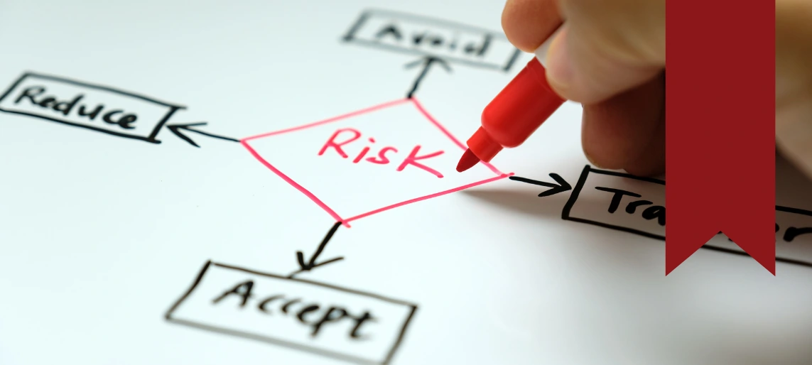 Risk management framework outlining mitigation, reduction, and acceptance strategies for community shared kitchen operations.