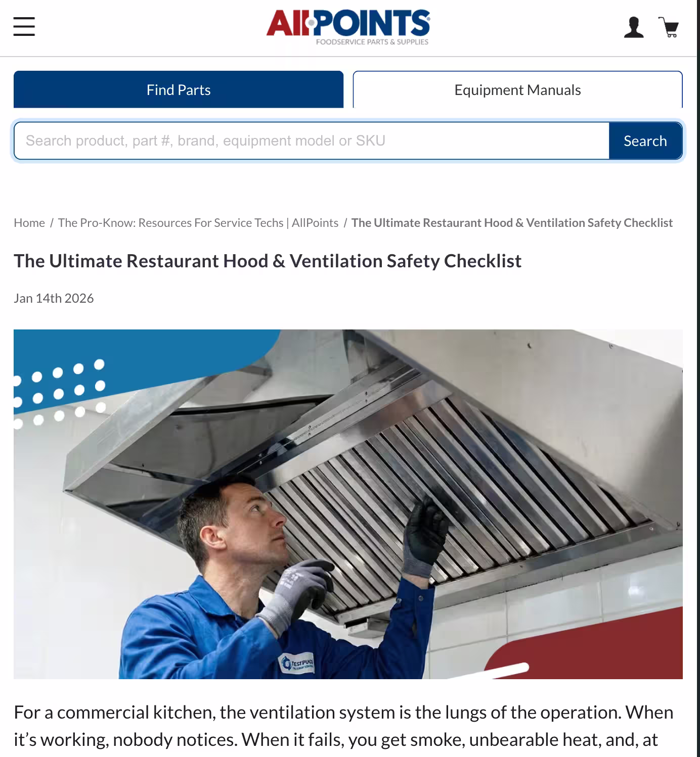 Ventilation: The Ultimate Restaurant Hood & Ventilation Safety Checklist