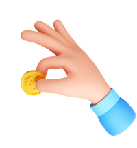 Hand coin 