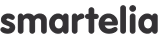 Logo de Smartelia en blanc sur fond noir, représentant une identité visuelle moderne et élégante - Smartelia