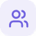 Solid dark purple circle on a lighter purple background.