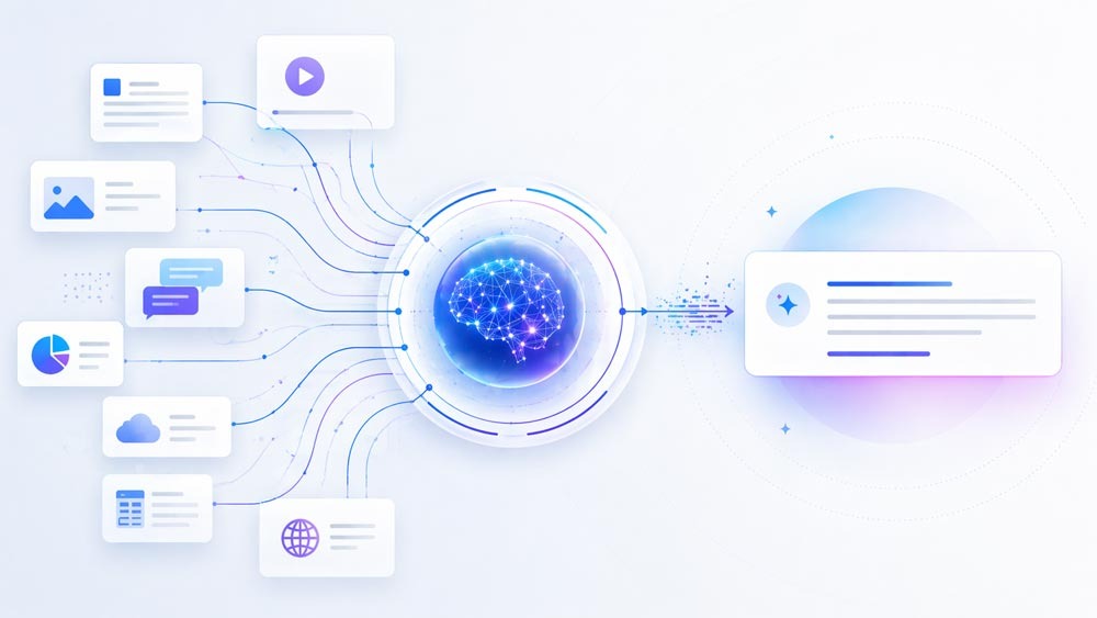 AI-driven system delivering unified search answers