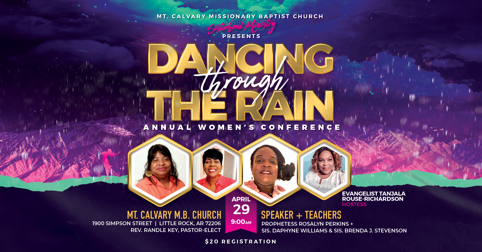 women's conference flyer