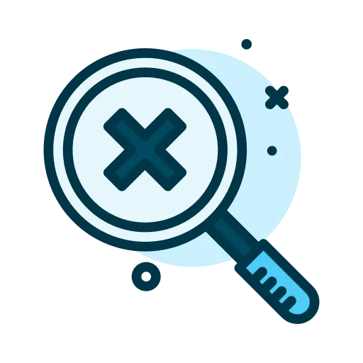 Two overlapping speech bubbles, one light blue and one dark blue, representing conversation or chat.