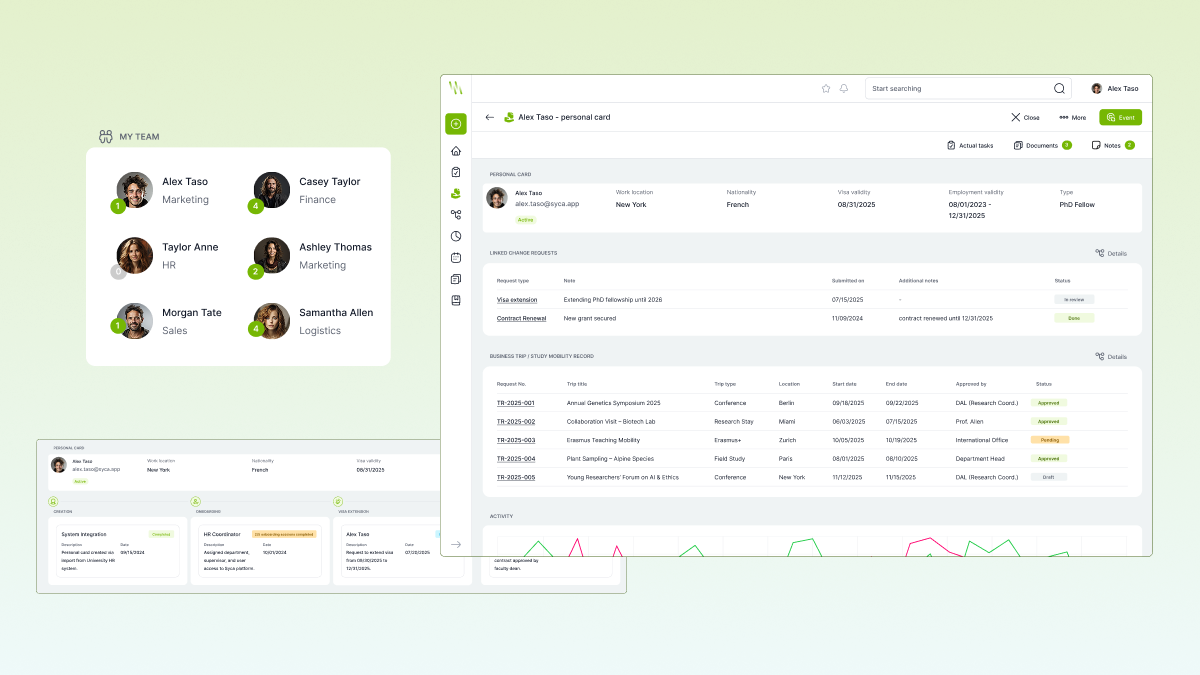 Streamline foreign student management with a single source of truth, clear mobility tracking, and faster approvals.