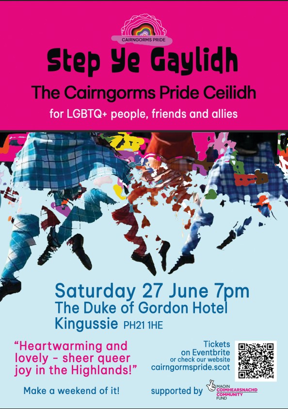 Our Step Ye Gaylidh ceilidhs (now three per year)