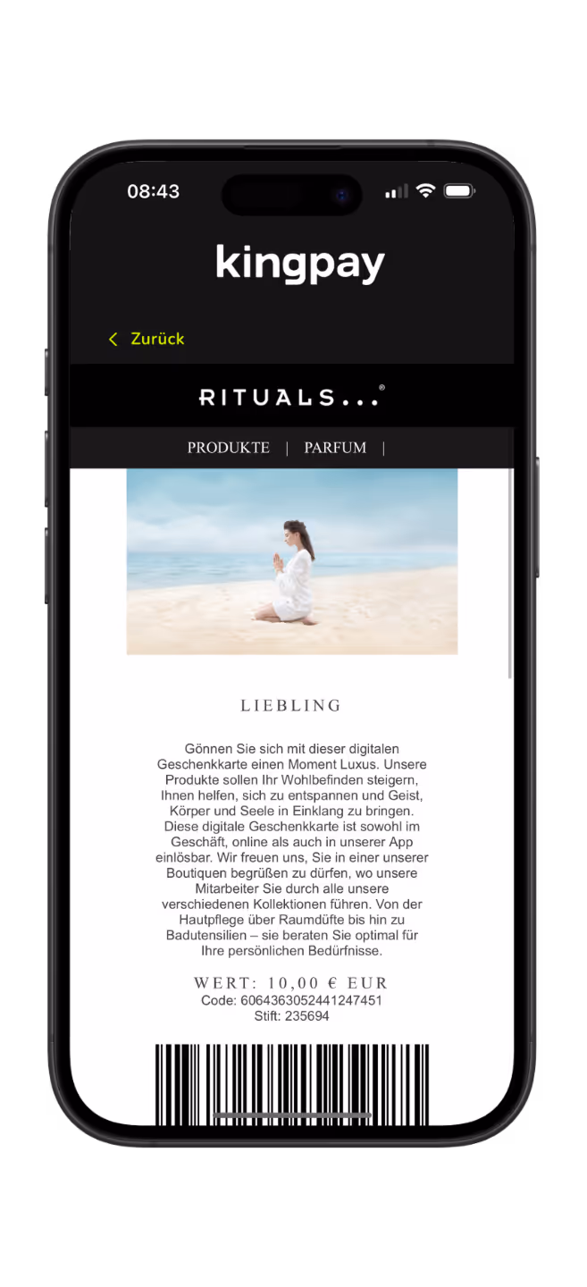 a cell phone with a woman sitting on the beach