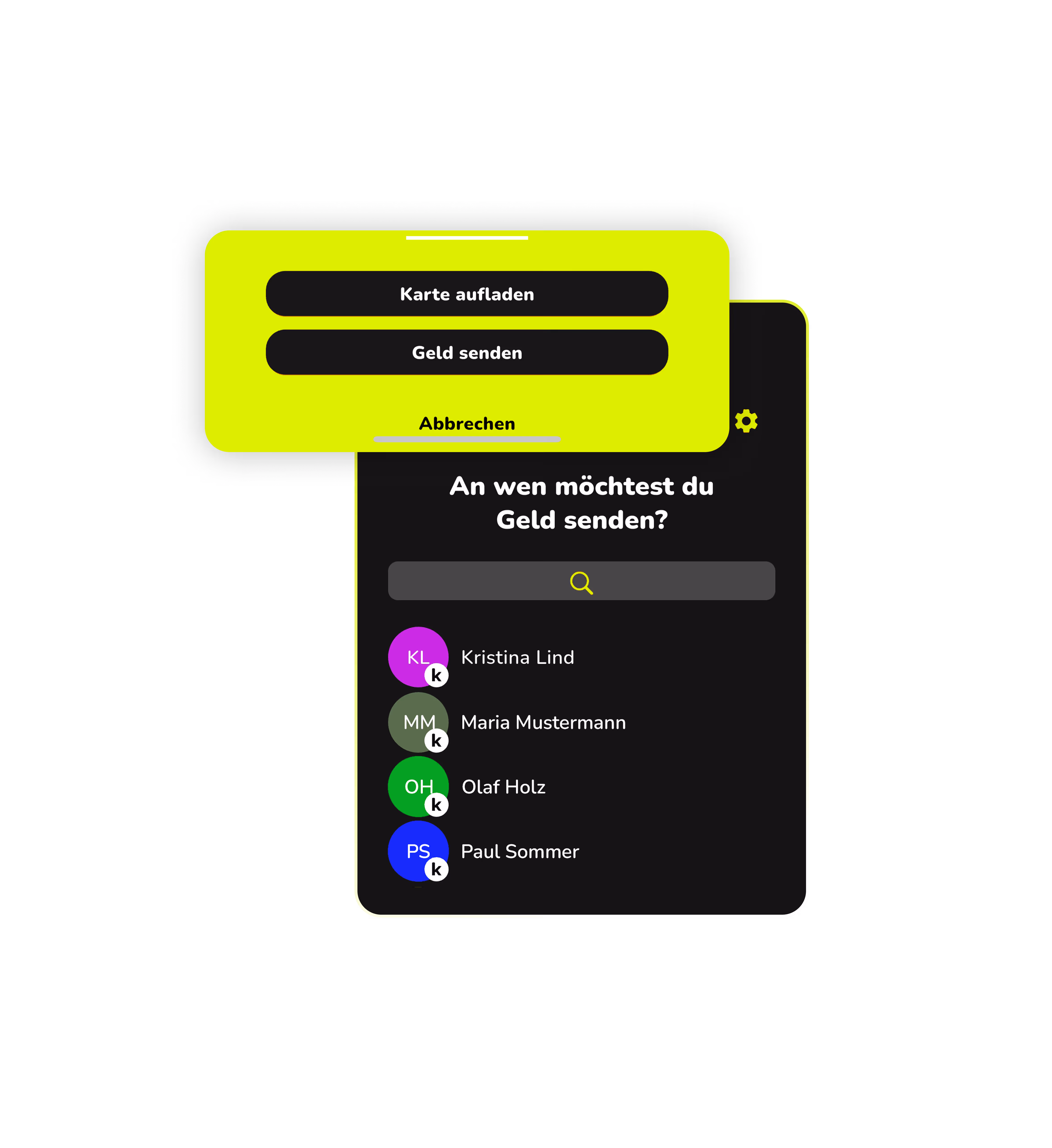 a screenshot of a kingpay app features