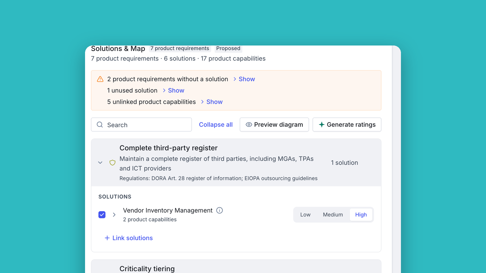 Atlas case: the draft editor with comments