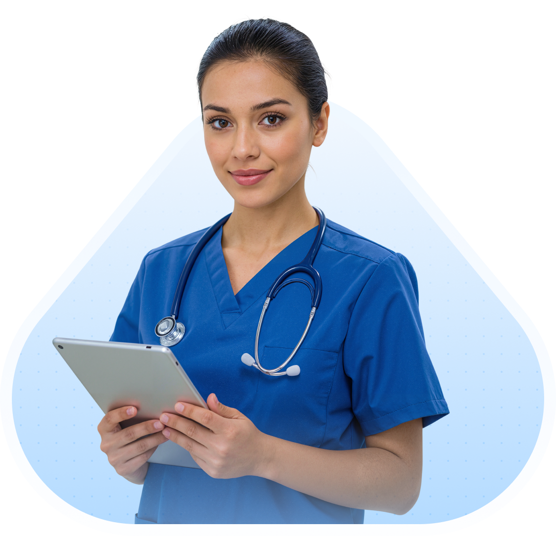 Imagem de um médico iniciando a carreira com auxílio da Amigo Tech