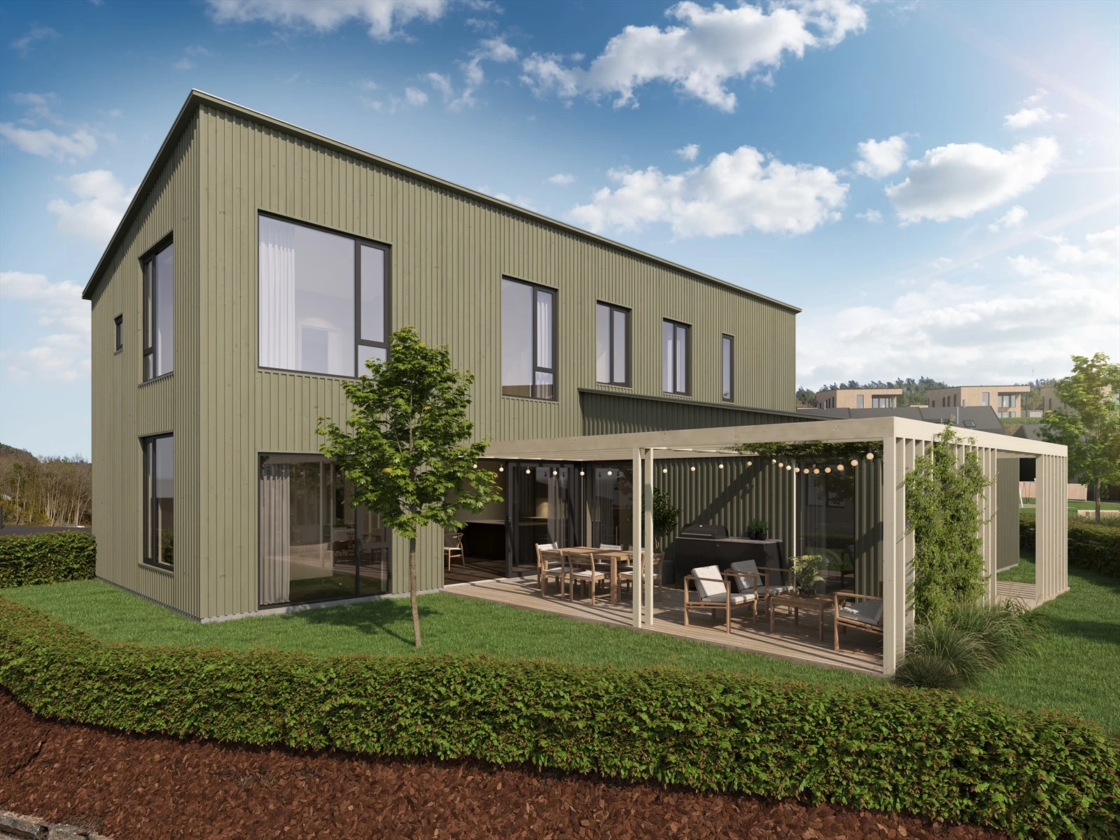 Flott enebolig på hjørnetomt - presentert av Gaute Kverneland i Aktiv!