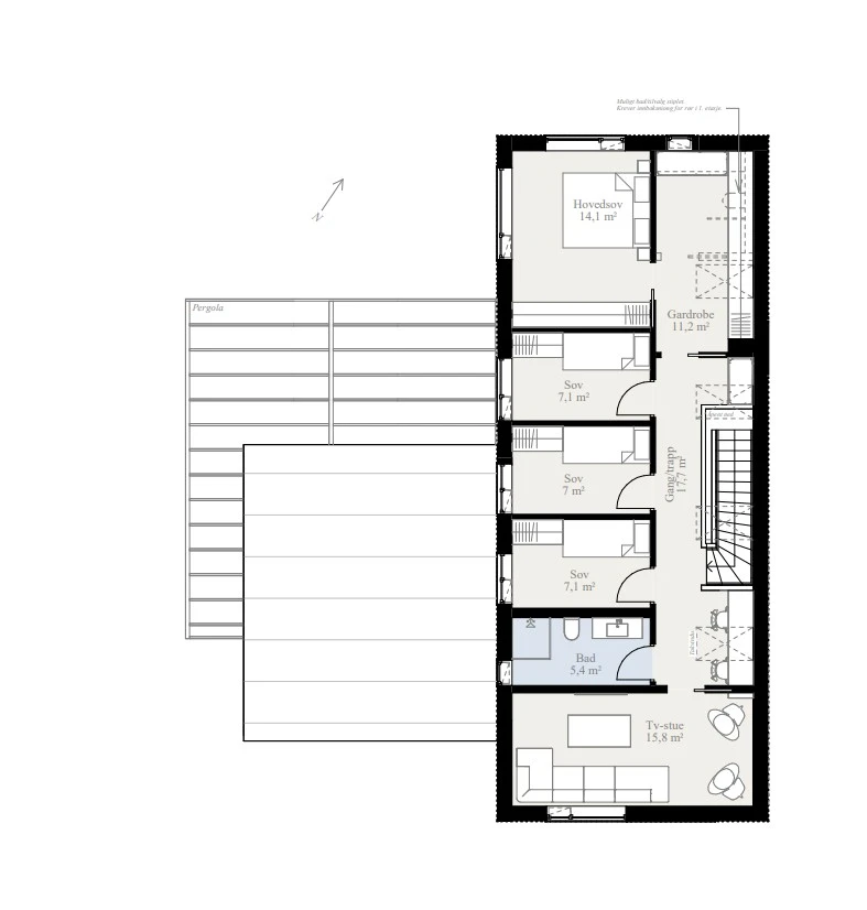 Plantegning 2. etasje