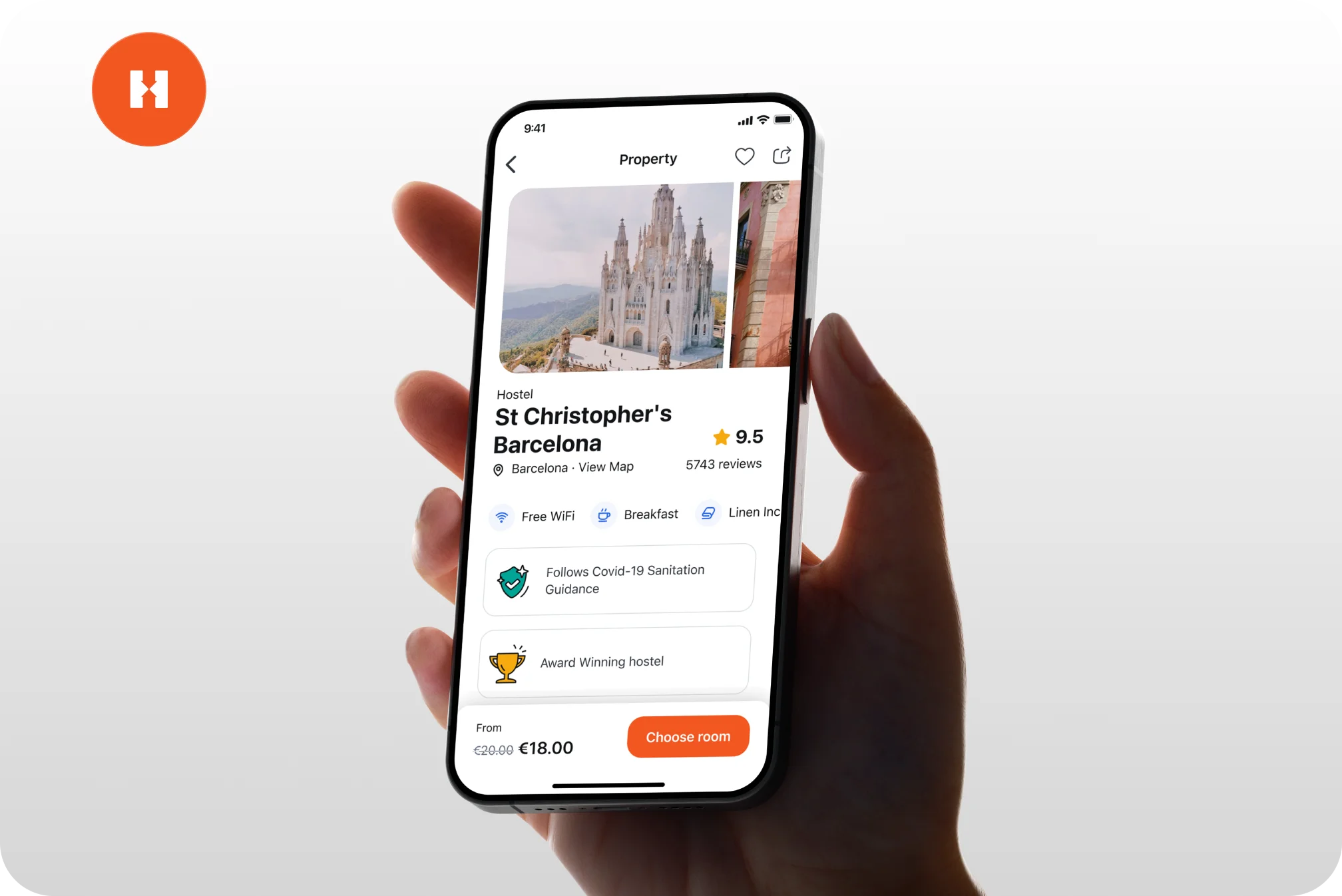 hostelworld mobile app image