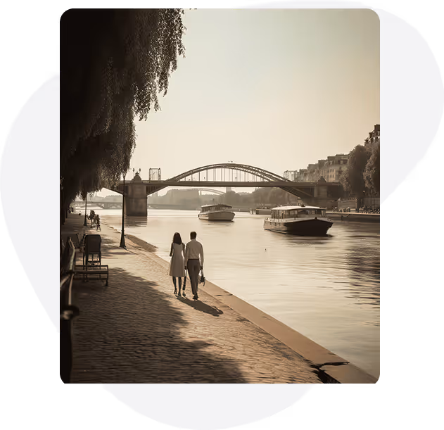 Ingénieur support à Clichy vérifiant la stabilité d’un réseau sur un ordinateur portable aux côtés d’un responsable