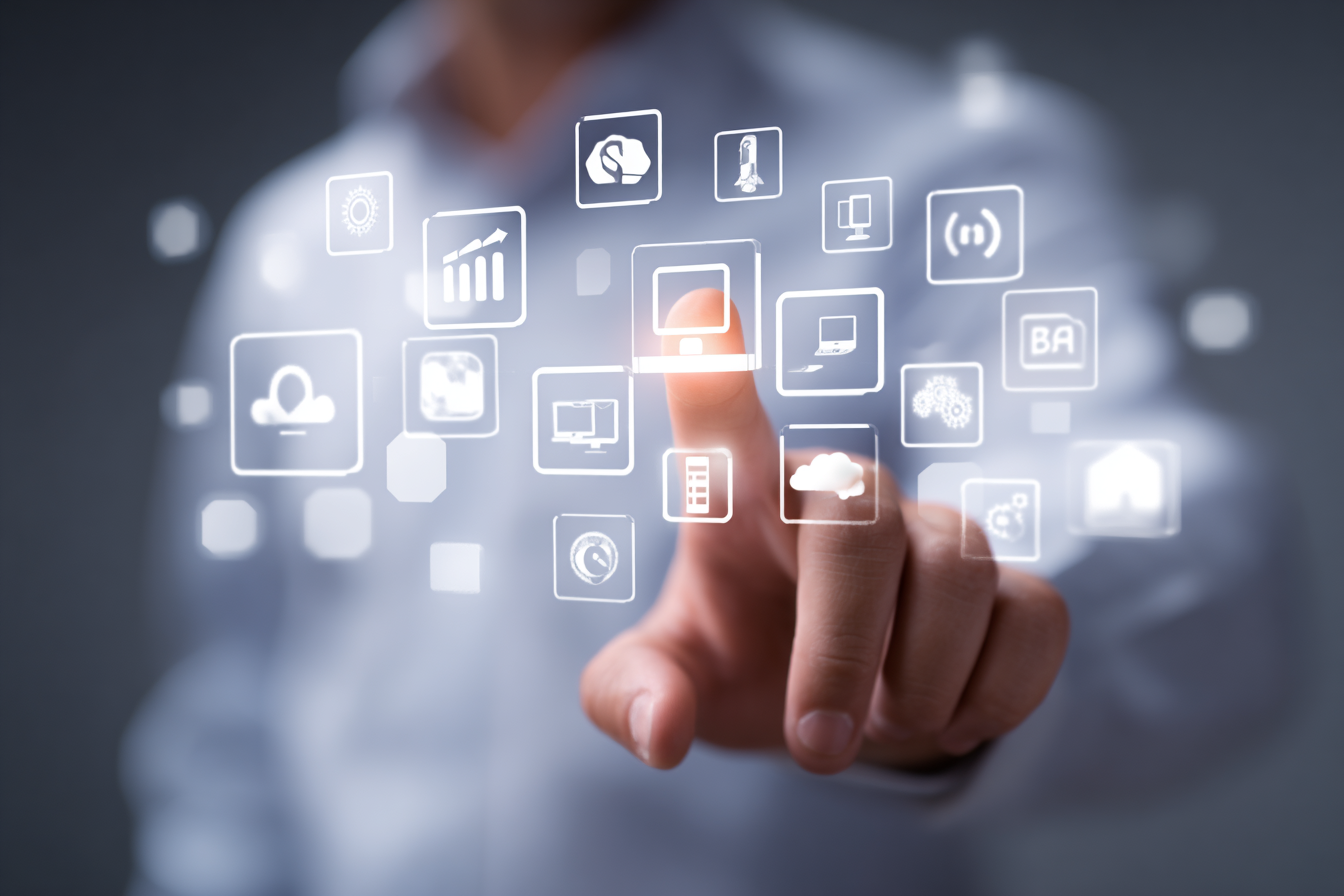 schéma des principaux services proposés par une société de service informatique pour PME