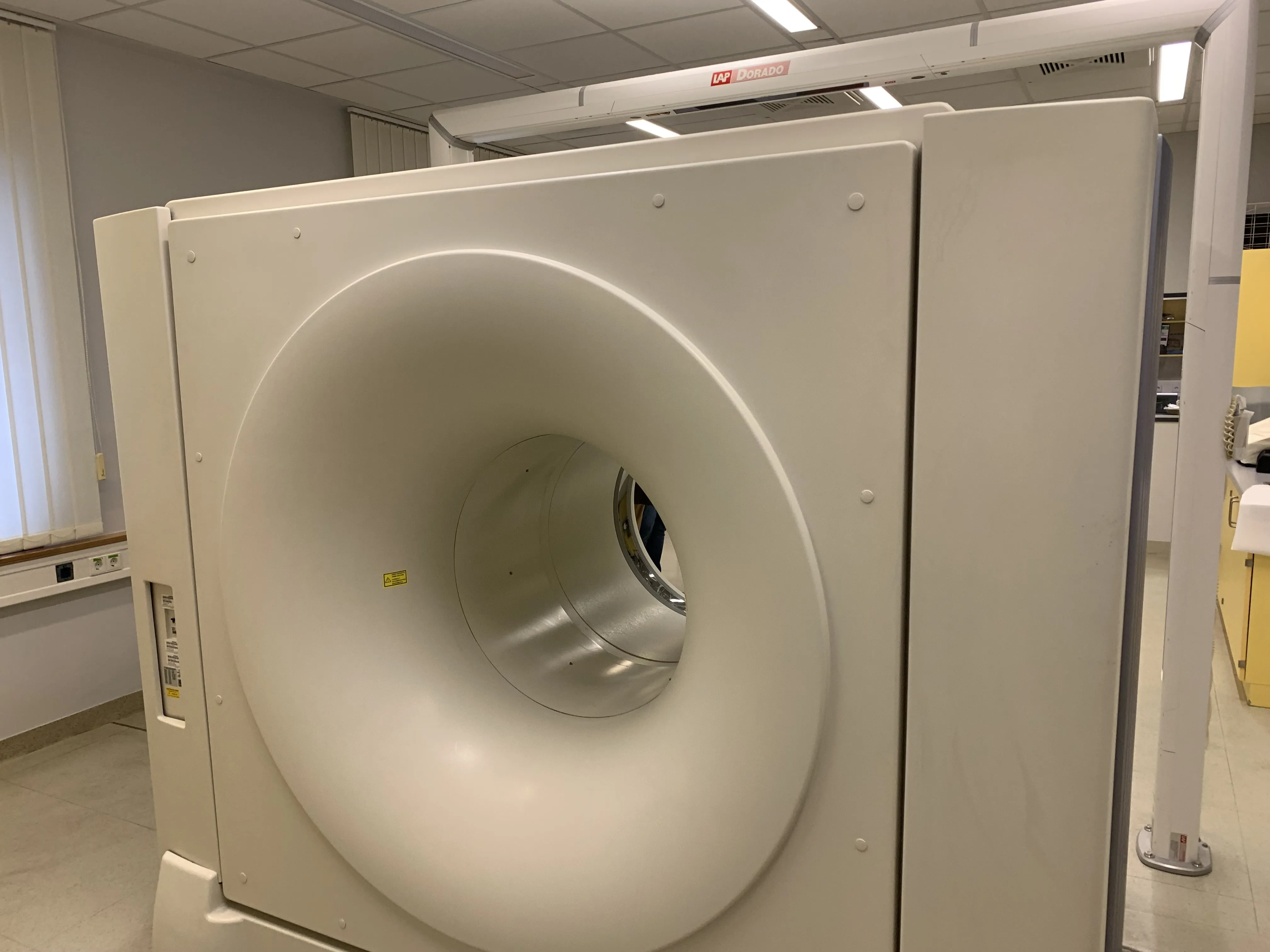 Close up of SIEMENS Biograph 16  