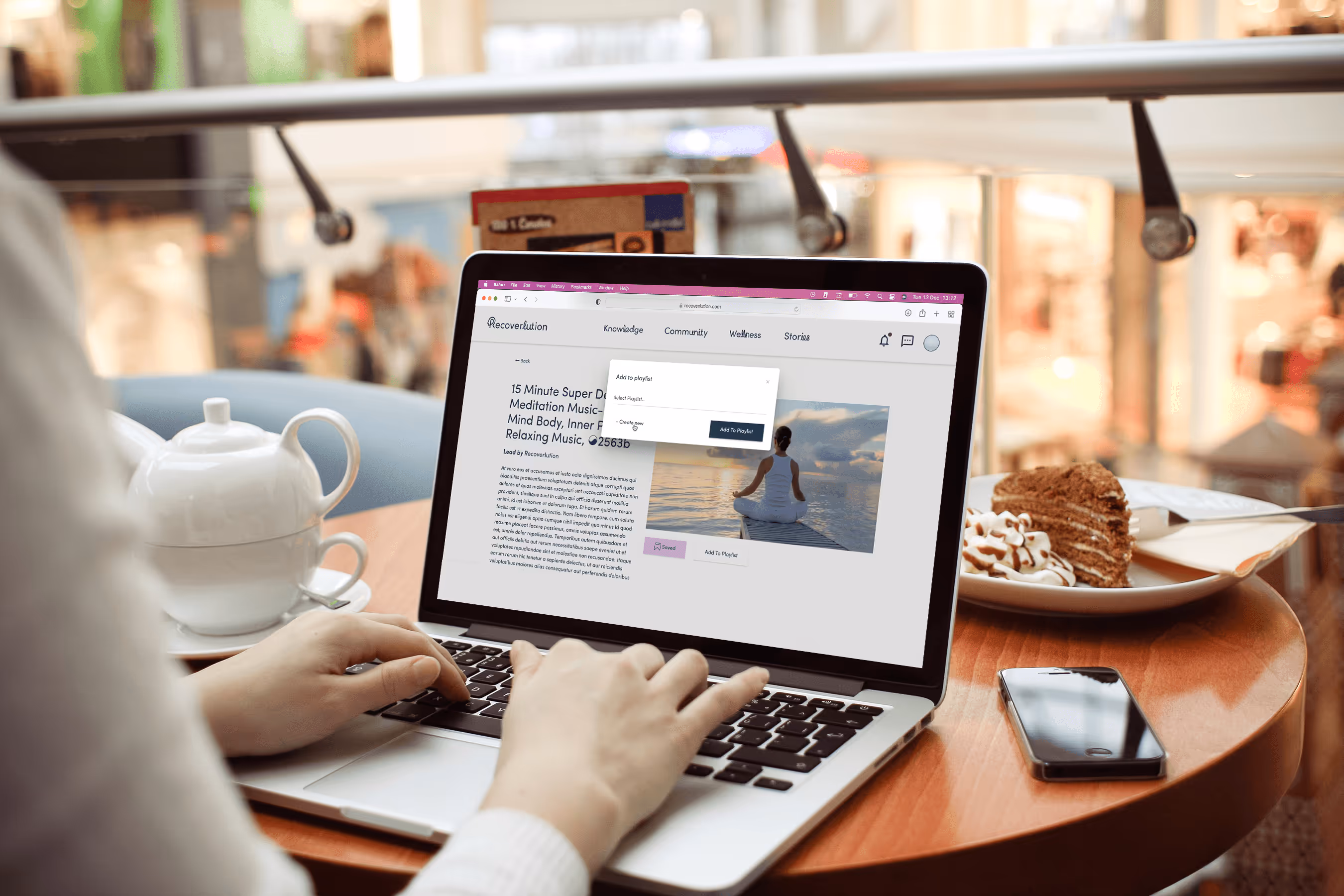Customer on partner, Recoverlutions, web APP