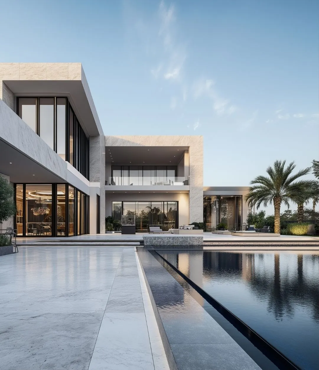 Elegant and stylish villa in dubai. Luxury Villa In Dubai. Done by City Contracting LLC.