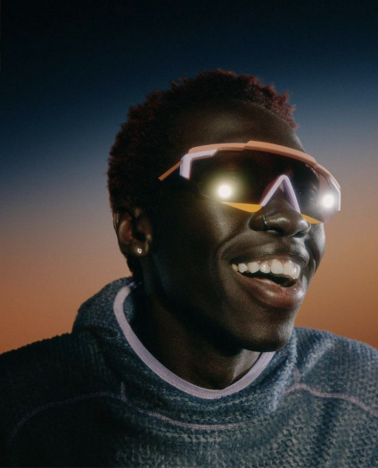 Athlete with sunglasses