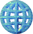 Blue globe icon