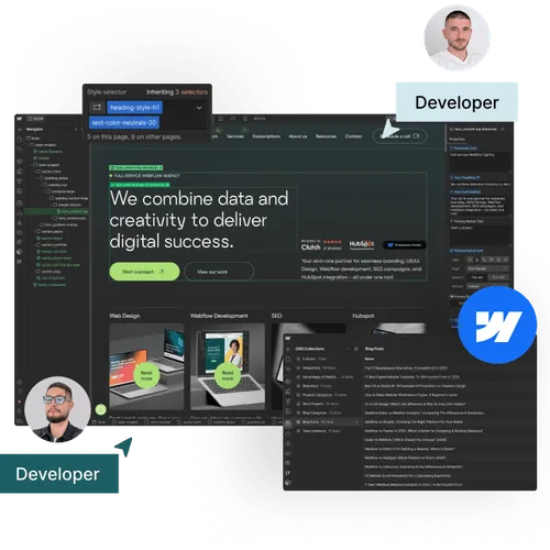 Fondo verde con texto que dice Kajo Brand 2024 Kajo Studio, y un párrafo pequeño simulado en la parte inferior.