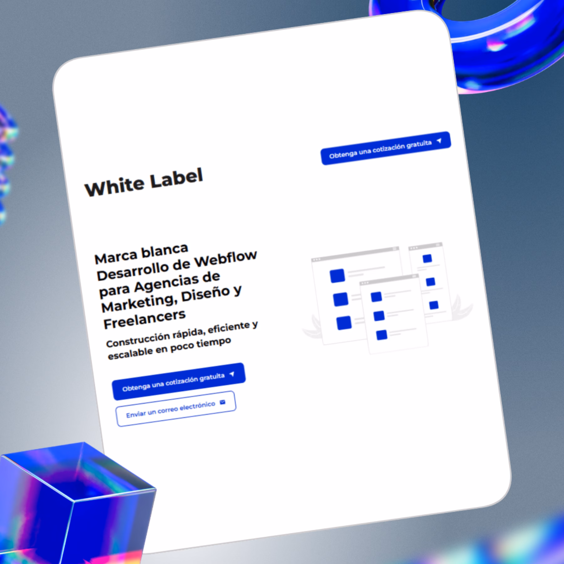 Qué es el desarrollo marca blanca en Webflow y cómo funciona