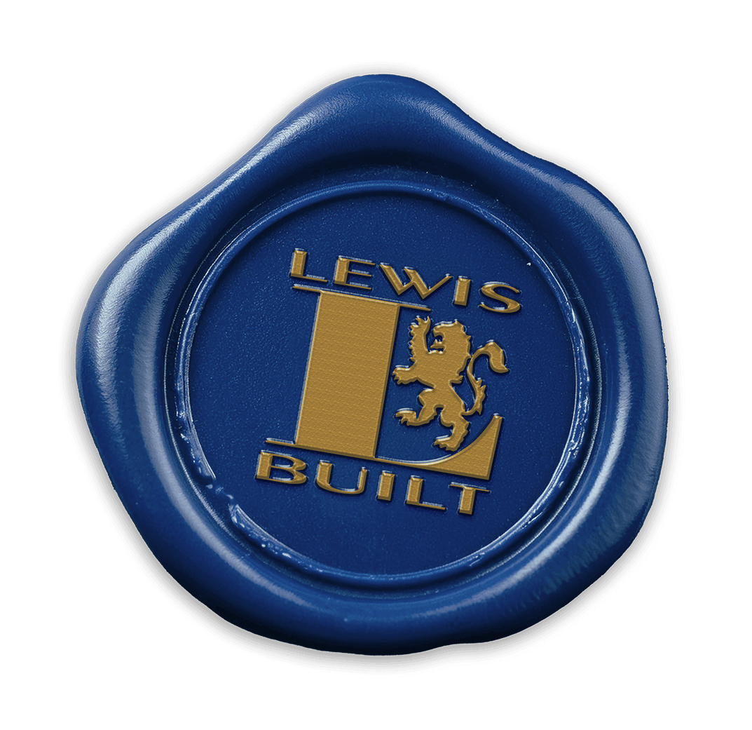 Lewis Built Logo stamp in Lewes DE