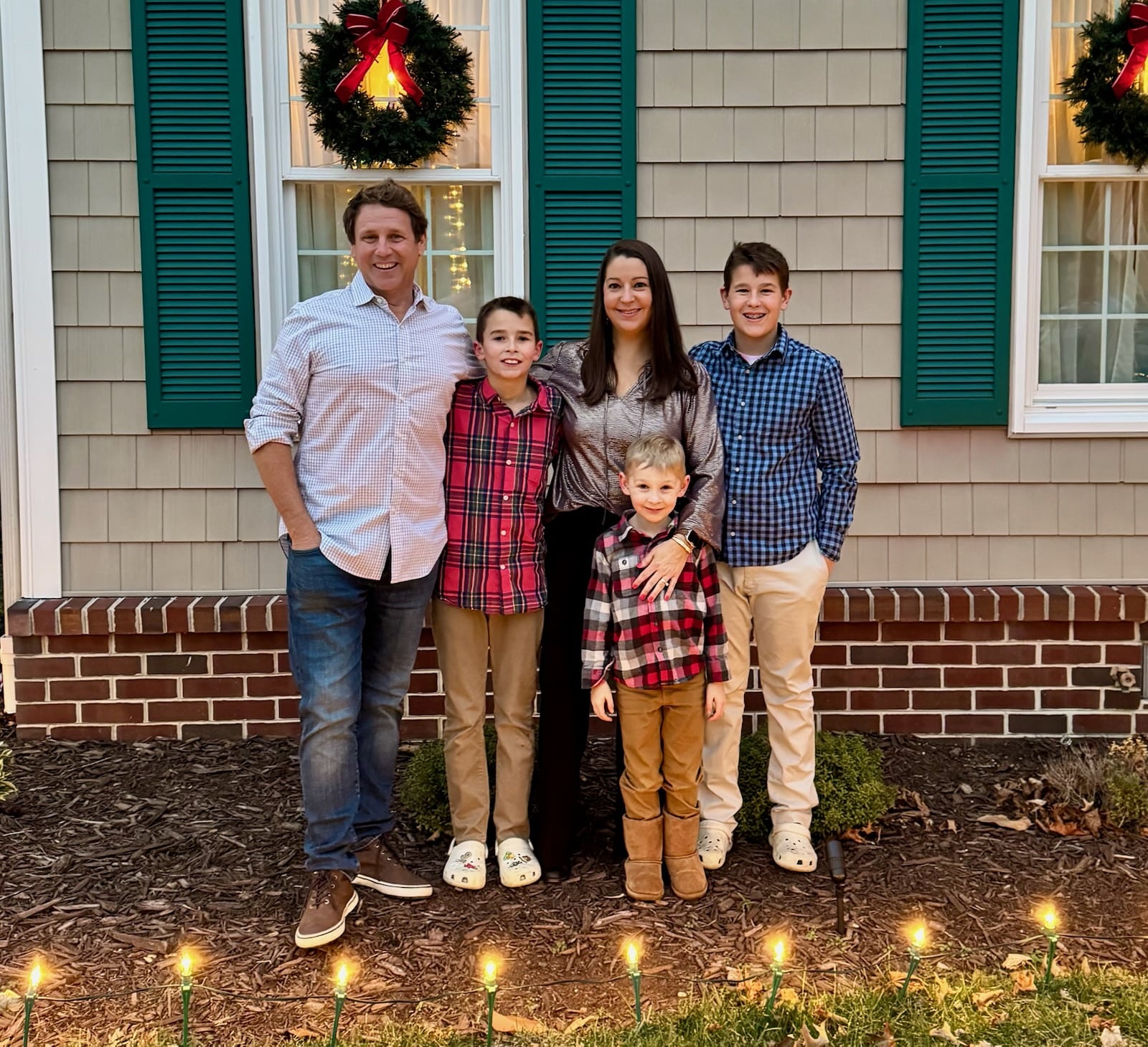 Darrell Lewis and his family in Lewes DE