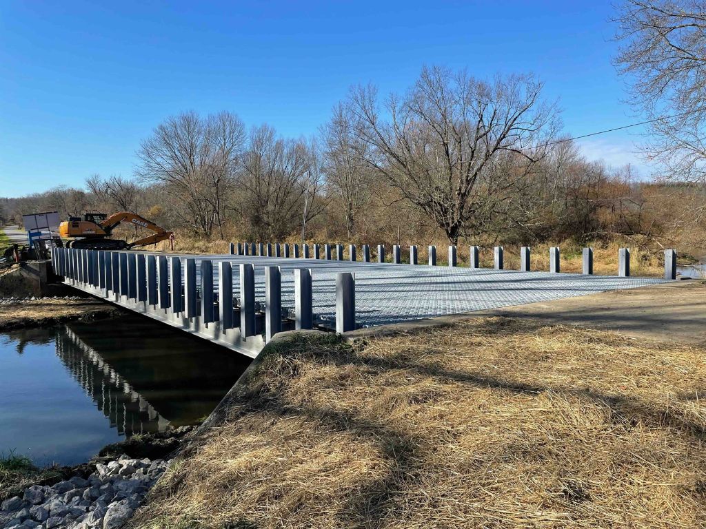 Tait Road Bridge replacement featuring hot-dip galvanized steel