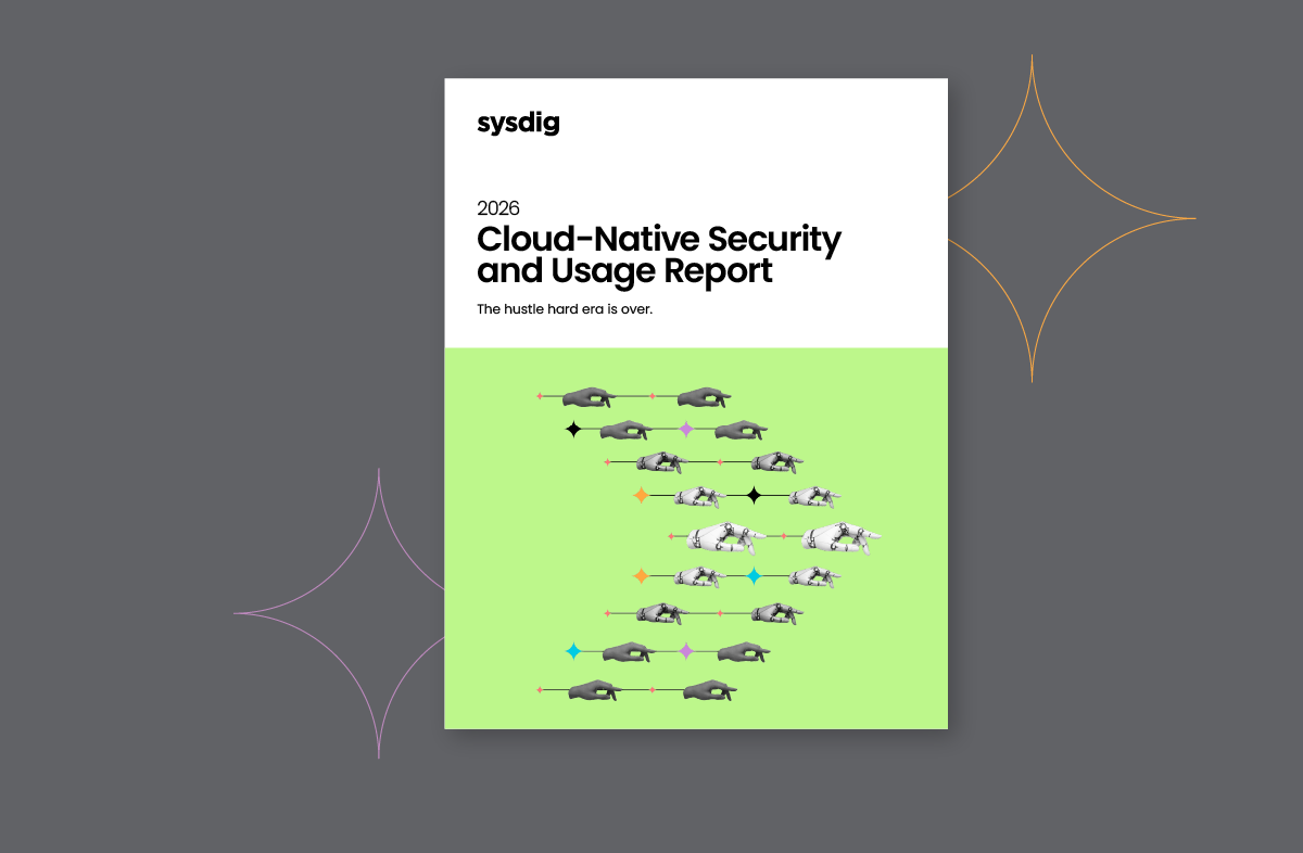 Cover of the Sysdig 2026 Cloud-Native Security and Usage Report