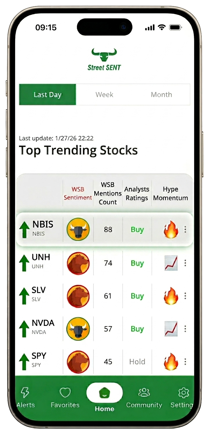 The street sent home screen image