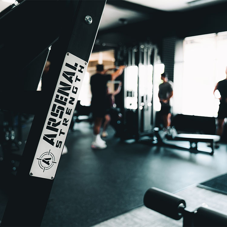 Arsenal equipment at Elite Fit Labz