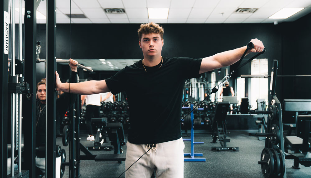 A man working out at Elite Fit Labz
