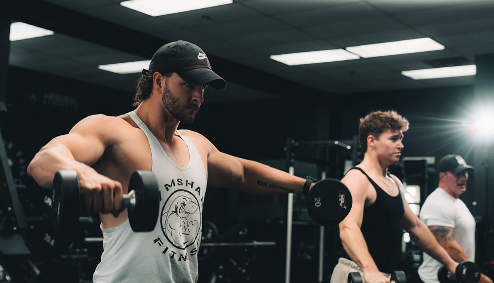 Working out in Elite Fit Labz