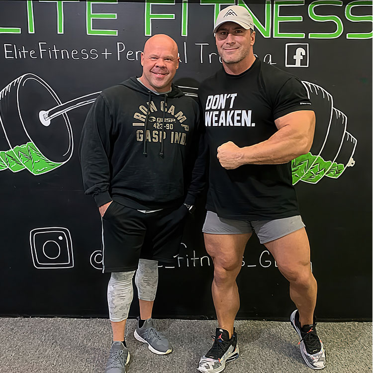 Stan and an ELite Fit Labz member