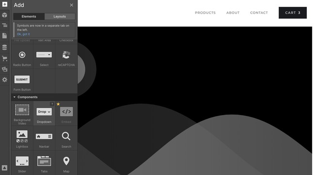 webflow_onglets
