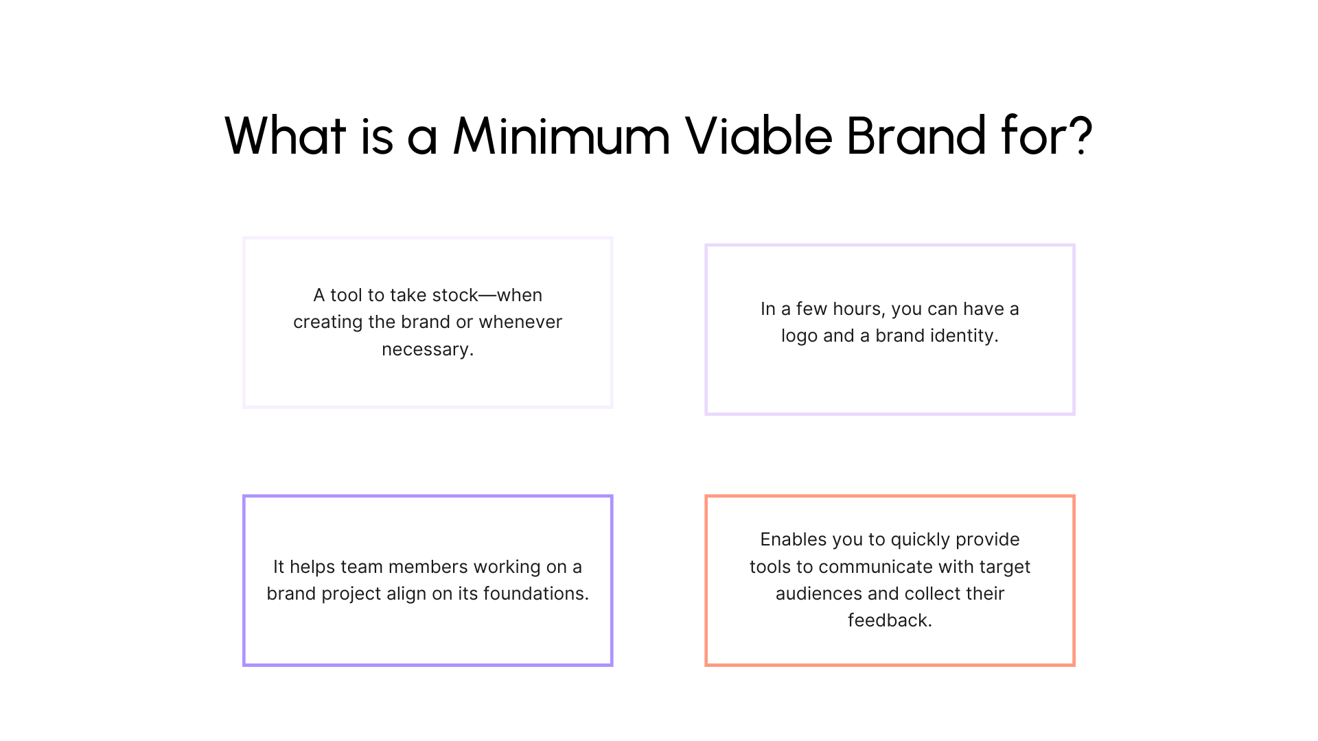 What is a MVB for?