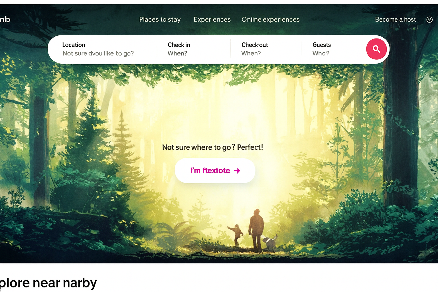 UI design Airbnb