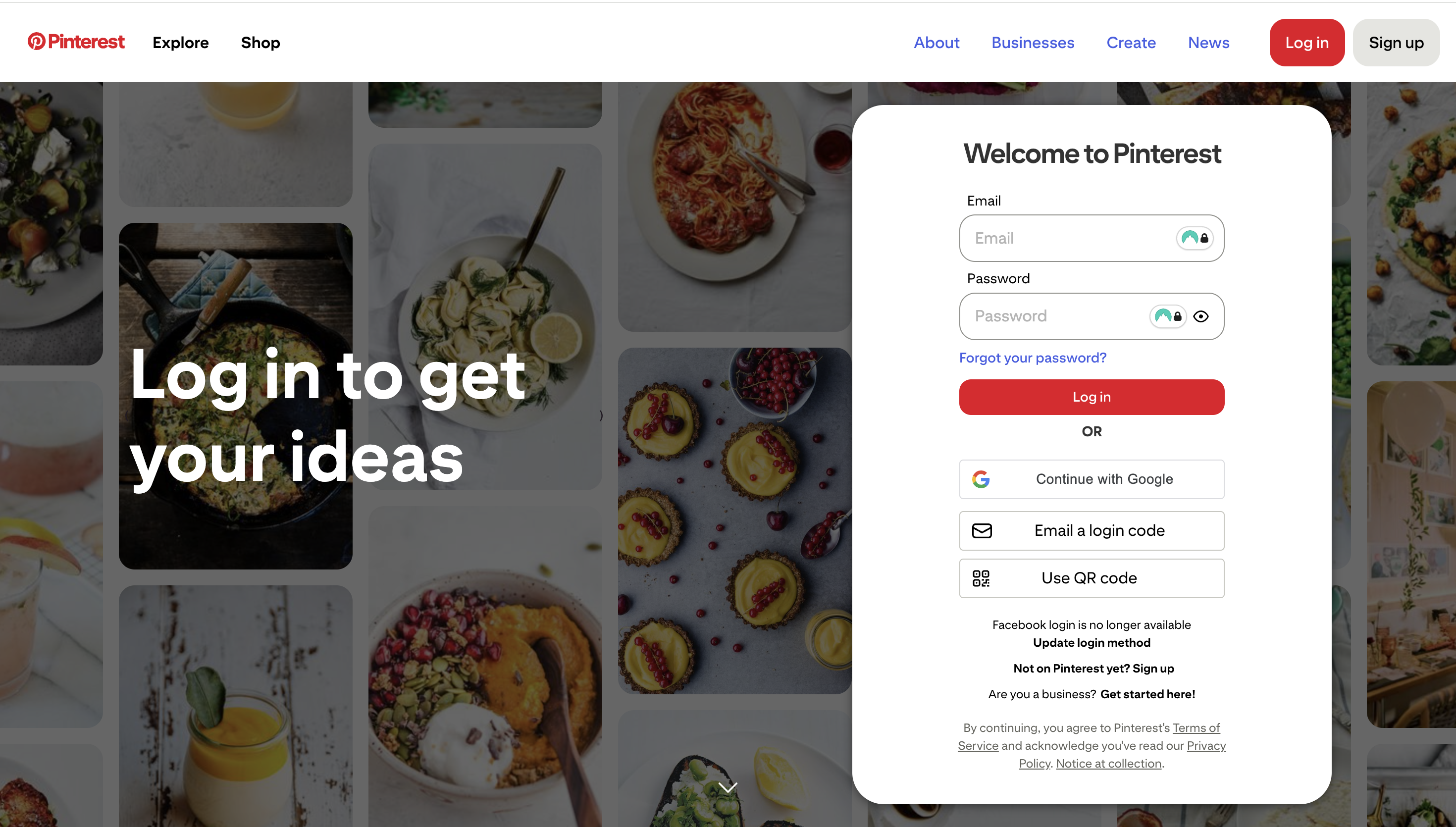Creating a pinterest business account