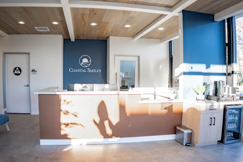 Waiting Room Area of Coastal Smiles in Cosa Mesa CA