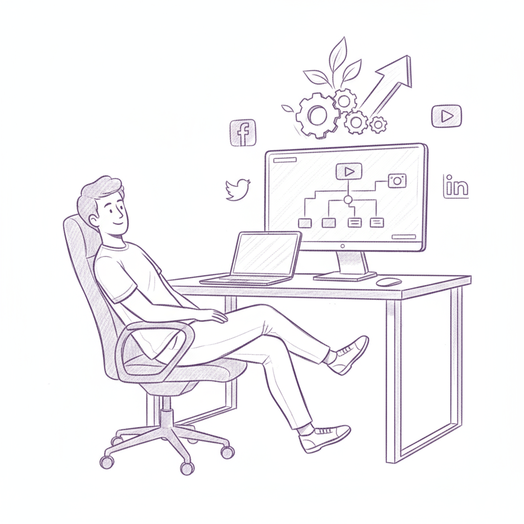 Content strategist with automated workflow system