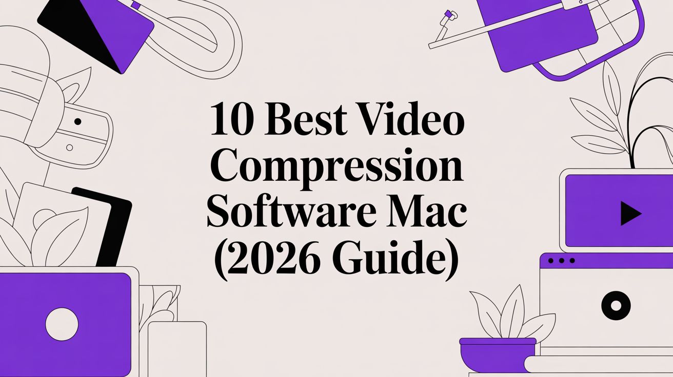 10 Best Video Compression Software Mac (2026 Guide) - Taja.AI